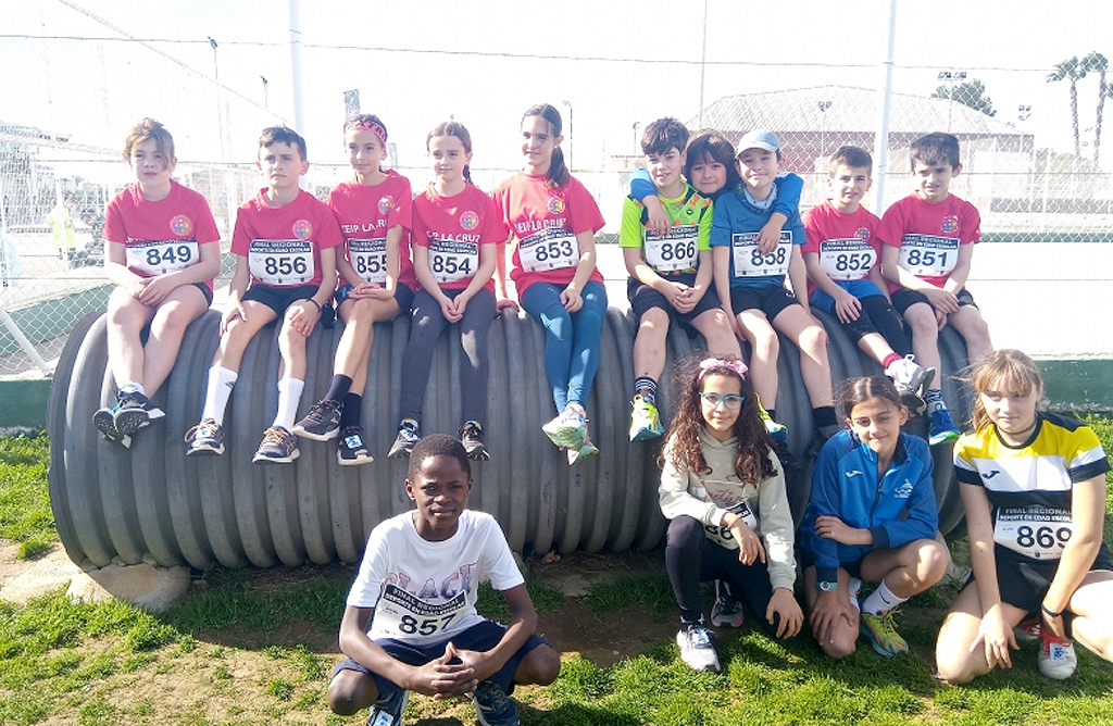 14 escolares de Totana participan en la Final regional de Campo a Través 